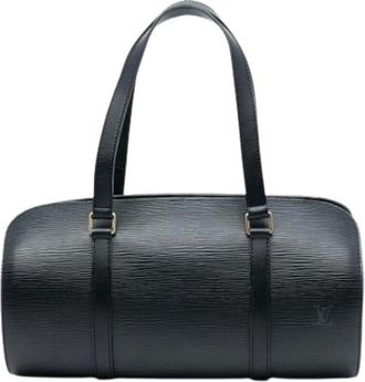 Louis Vuitton Pre-owned Handbags, female, Black, Size: ONE SIZE Pre-owned Soufflot