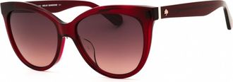 Kate Spade New York Burgundy Shaded Cat Eye Ladies Sunglasses DAESHA/F/S 0C9A/3X 56