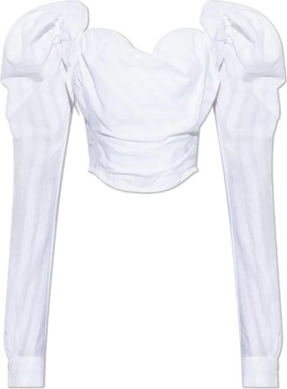 Vivienne Westwood Sunday Top - Dames - Blouses - Wit - L - Katoen - Overhemden