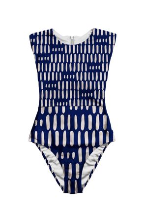 Averie Womens Amada One Piece Swimsuit, White, XS