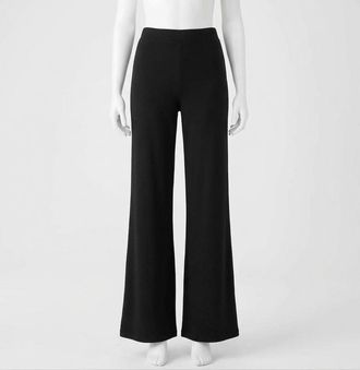 Spanx Airessentials Wide Leg Trackpant In Black