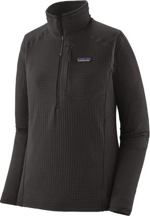 Patagonia R1 P/O Fleecepullover f&uuml;r Damen | schwarz