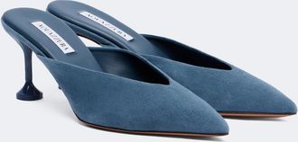 Aquazzura Bisous suede mule