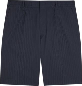 Nn.07 Billie Striped Seersucker Swim Shorts - Navy - 38 (W38 / Xxl)