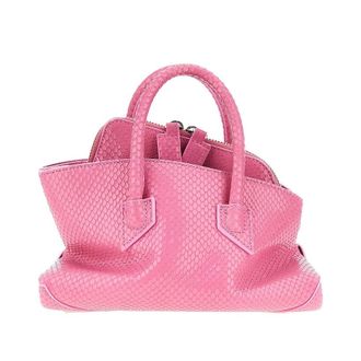 The Attico Leather mini La Passeggiata bag Woman One Size
