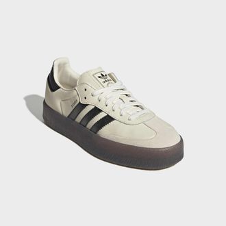 adidas Sneaker ADIDAS ORIGINALS SAMBAE, Damen, Gr. 38,5, cream wei&szlig;, core schwarz, gum5, Leder, Schuhe Sneaker