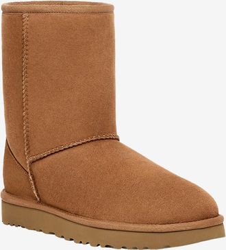 UGG Shearling-gefütterte Wildlederstiefeletten Classic Short II