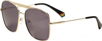 Polaroid Mens PLD6201-S-X-J5G-59 PLD6201 59 S X J5G Sunglasses - Gold - One Size