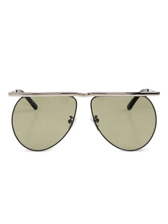 The Attico Browline zonnebril - Zilver
