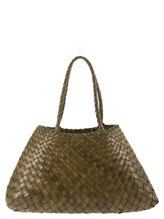 Dragon Santa Croce Big Woven Leather Bag