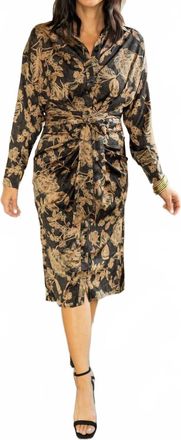 Fate Floral Midi Dress In Multi