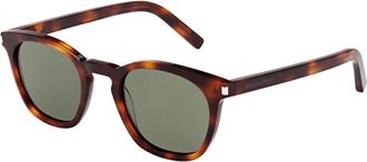 Saint Laurent SL 28 Zonnebril - Dames - Zonnebrillen - Bruin - 49 MM - Accessoires
