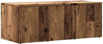 vidaXL Vidaxl - Mueble para tv madera contrachapada envejecida 80x34x30 cm