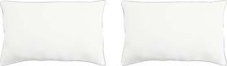 vidaXL Almohada 2 Uds. 30 X 50 Cm Fibra De Bamb&uacute; Blanco Vidaxl