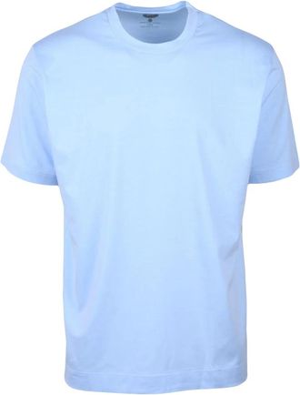 Mazzarelli T-Shirt - Heren - T-shirts - Blauw - XL - Katoen - Tops