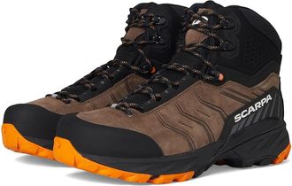 Scarpa Rush TRK GTX Mens Shoes Brown/Orange : EU 46.5 (US Mens 12.5) D - Medium, Textile/Synthetic