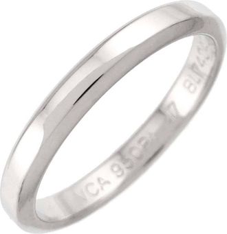 Van Cleef & Arpels Platinum 950 Band Ring (Pre-Owned)