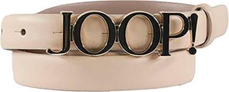 Joop Lederg&uuml;rtel JOOP, Damen, Gr. 100, natur, Rindsleder, G&uuml;rtel Lederg&uuml;rtel, mit Logo-Pinschliesse, Breite 2 cm