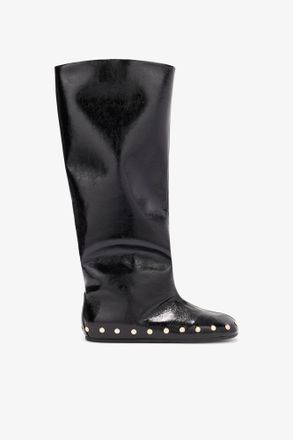 Ganni Jenny High Boots in Black - Size 10