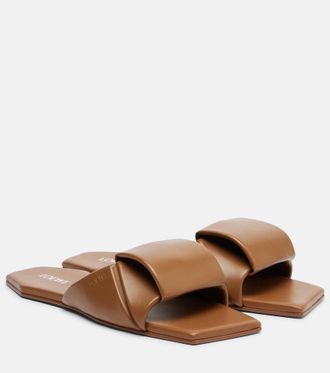 Loewe Sandalias Origami de piel