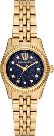 Michael Kors Petite Lexington Horloge - Dames - Horloges - Geel - ONE Size - Accessoires