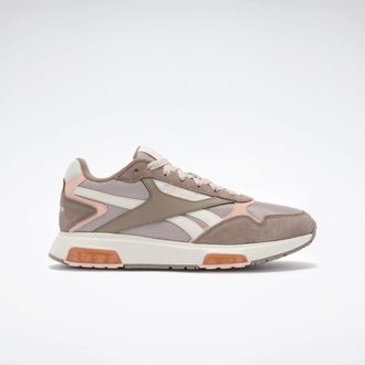 Reebok Classic Sneaker REEBOK CLASSIC REEBOK GLIDE DMX, Damen, Gr. 42,5, grau (chalk, gritty grau, scorched earth), Synthetik, Textil, Schuhe Sneaker