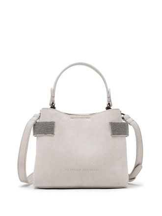 Brunello Cucinelli Borsa tote Essence piccola - Grigio