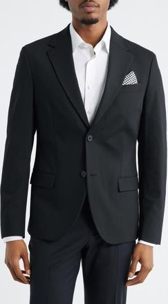 Open Edit Slim Fit Solid Stretch Suit Jacket in Black at Nordstrom, Size 36