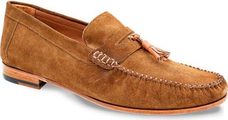 Mezlan Tassel Moc Toe Loafer in Chestnut at Nordstrom Rack, Size 10.5