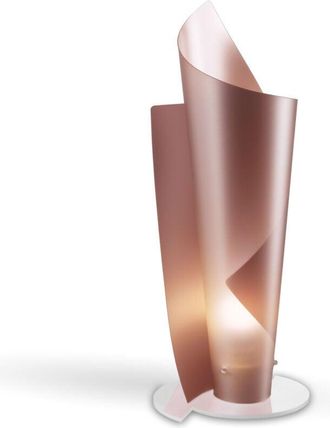 Linea Zero Linea Zero - Lampada Da Tavolo Moderna a 1 Luce Vela In Polilux Rame H50 Made In Italy