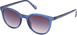 Guess GU00118 90B Mens Sunglasses Blue Size 51