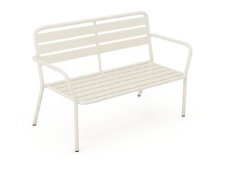 Vente-Unique Panca da giardino in metallo - Beige - MIRMANDE di MYLIA