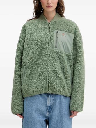Dickies zippered-pocket sweatshirt - women - Polyester - S - Green