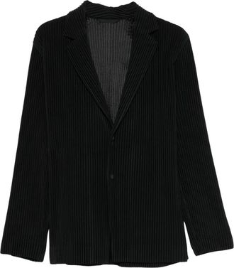 Issey Miyake Pliss&egrave; Jacket - Heren - Blazers - Zwart - L - Jassen