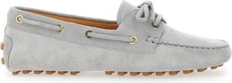 Tod's Gommino Mocassino Barca - Dames - Loafers - Blauw - 37 EU - Leer - Schoenen