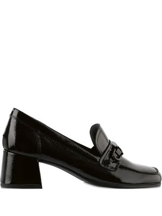 Högl Helen block-heel patent loafers - Black