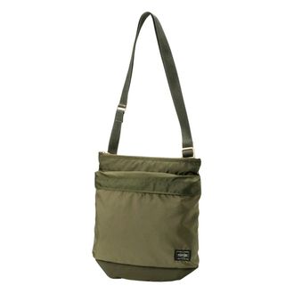 Porter-Yoshida & Co. Cross Body Bags, male, Green, Size: ONE SIZE Force Shoulder Bag