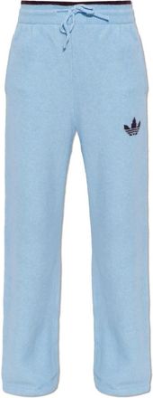 adidas Broeken, Dames, Blauw, M, Polyester, Wijde broek