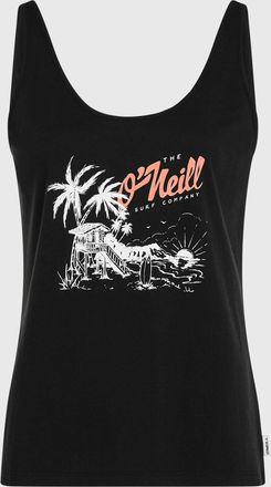 O'Neill Tanktop ONEILL ONEILL GRAPHIC TANKTOP, Damen, Gr. XL (42), schwarz out, Obermaterial: 100% Baumwolle, Tops Tanktop, sportliche Schnittform, f&uuml;r sportl