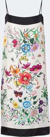 Gucci Gucci Flora silk twill minidress