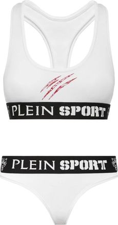Plein Sport Ondergoed, Dames, Wit, S, Katoen, Sport Set Scratch