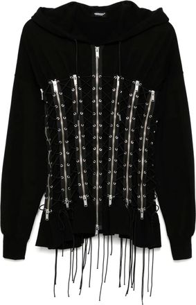 Undercover Giacca in cotone con cappuccio - Nero