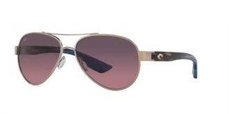 Costa Womens Loreto Sunglasses In Golden Pearl Rose Gradient 580G