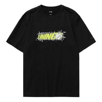 Li-Ning Hoops Graphic Loose Fit T-shirt Black AHSR403-2