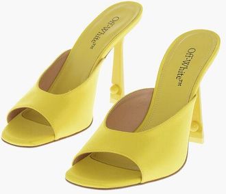 Off-white Satin Mules POP LOLLIPOP Open Toe 11cm size 37