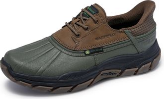 Skechers Mens x John Deere -RESPECTED TANZIER, Olive, 10.5