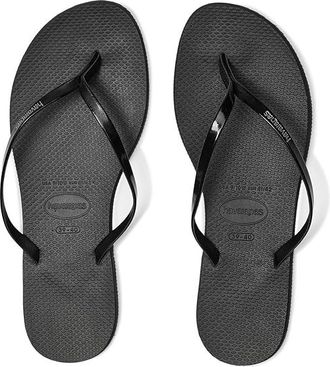 Havaianas You Metallic Flip Flop Sandal Womens Sandals Black : EU 41-42 (US Mens 9-10 - Womens 11-12) M, Synthetic