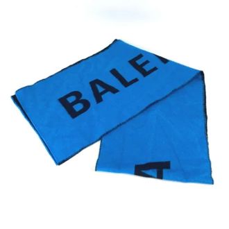 Balenciaga Pre-owned Wool scarves - Heren - Pre-owned - Blauw - Maat: ONE Size Wol
