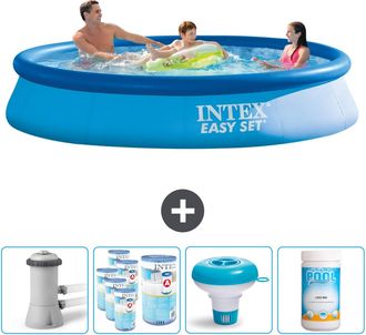 Intex Piscina Easy Set Redonda - 366x76 Cm - 7-piezas Scb89