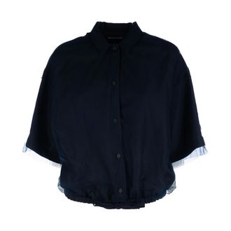 Fabiana Filippi Collezione Camicie Eleganti - - Blouses & Shirts - Donna - Blu - L